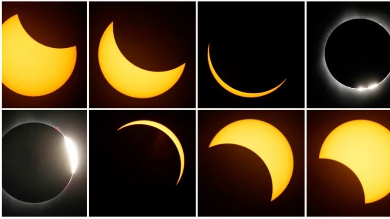 Eclipse solar total el lunes 8: qué regiones quedarán en la oscuridad absoluta