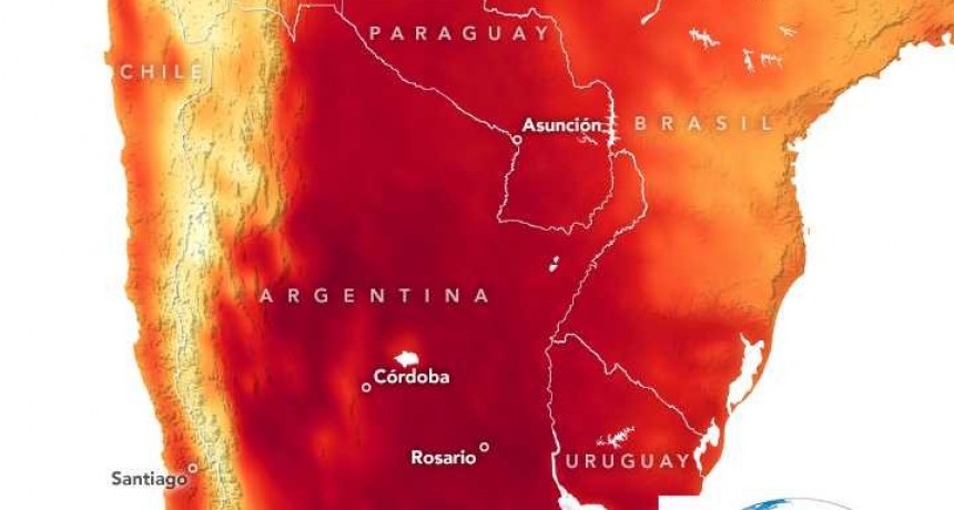 &ldquo;Calor abrasador en el hemisferio sur&rdquo;, expuso la NASA