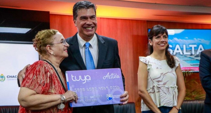 Capitanich present&oacute; la "Tarjeta Tuya Activa" y anunci&oacute; la promoci&oacute;n &ldquo;Activ&aacute; tu viaje&rdquo;