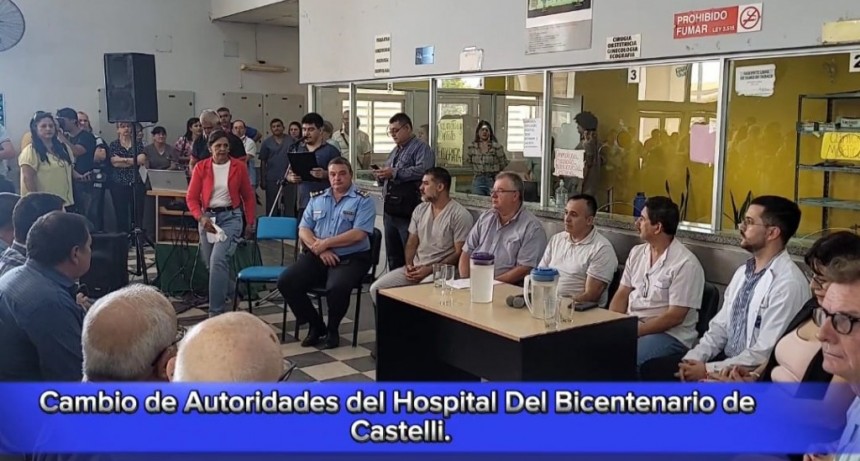 Video: Asumi&oacute; el cuerpo directivo del Hospital de Castelli