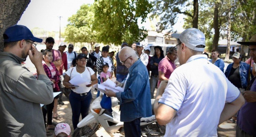 Autoridades de SECHEEP mantuvieron reuniones de trabajo en localidades del Impenetrable