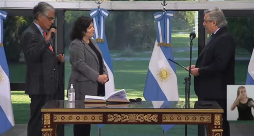 Carla Vizzotti jur&oacute; como nueva ministra de Salud de la Naci&oacute;n
