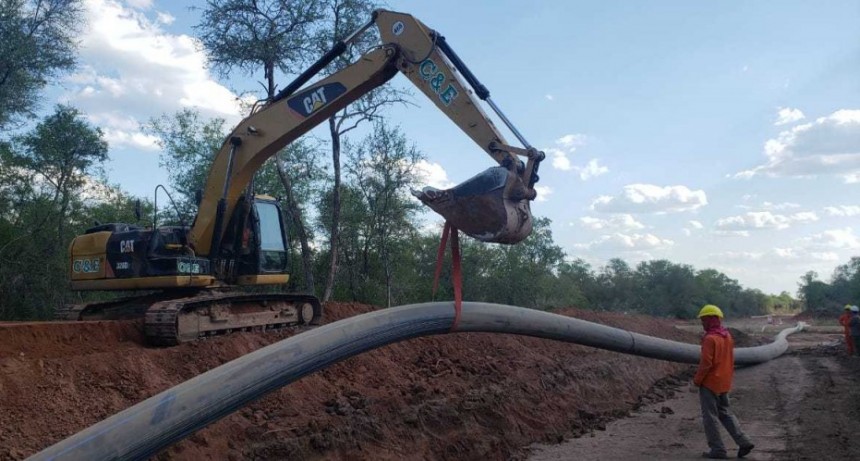 El agua potable, a paso firme hacia Fuerte Esperanza