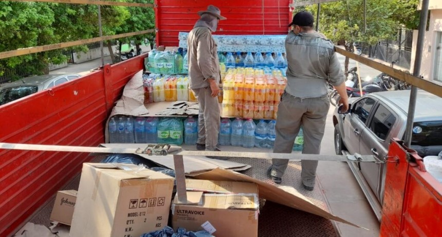 Una importante donaci&oacute;n parti&oacute; desde El Impenetrable con destino a Corrientes