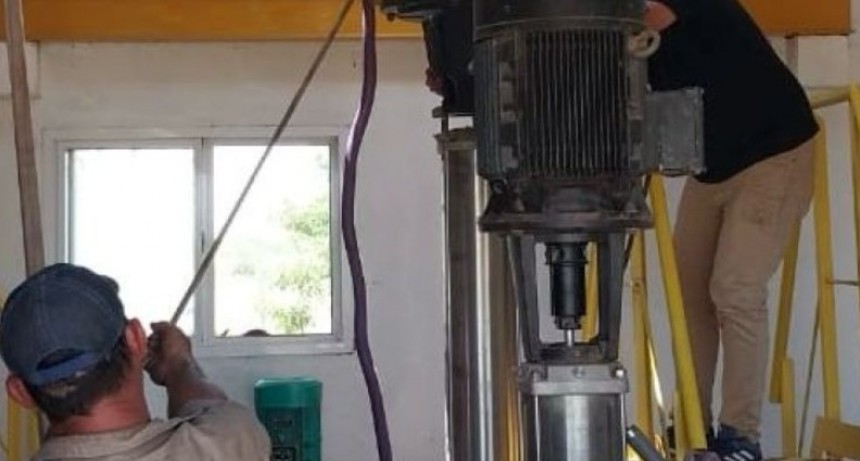 Sameep puso en funcionamiento una nueva bomba en Miraflores para elevar el suministro en toda la zona