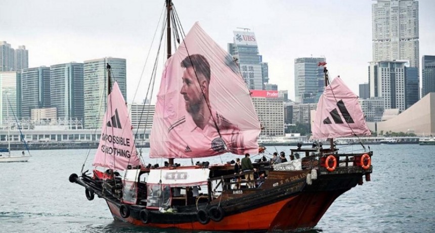 Locura por Messi en Hong Kong