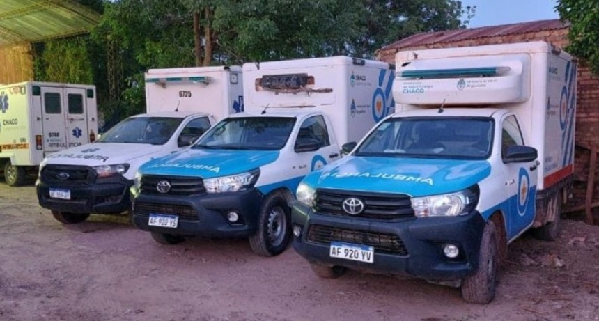 Ambulancias renovadas con service completo para Pompeya, El Espinillo, El Sauzalito y Miraflores