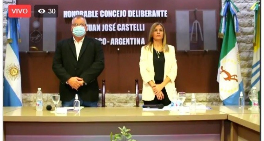 Vivo: Apertura de sesiones del concejo Municipal 2021.