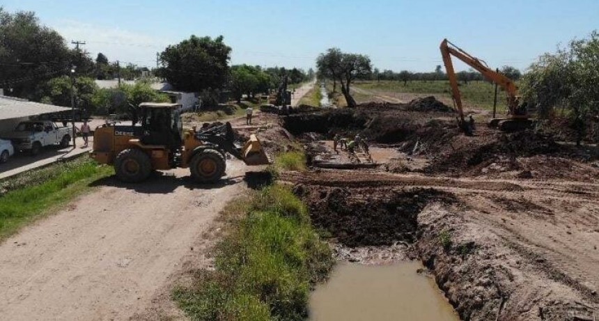 Avanzan las obras alternativas de la avenida Leandro Alem
