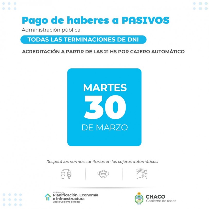 Pago de salarios a la administraci&oacute;n p&uacute;blica provincial: el cronograma