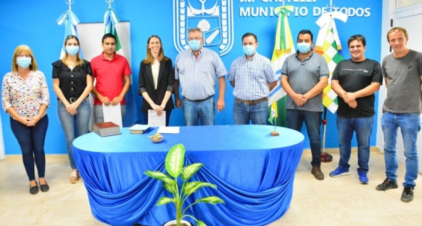 Asumieron nuevos funcionarios en el gabinete municipal de Castelli