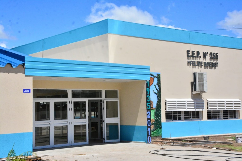 El lunes inaugurarán las refacciones de la histórcia escuela 255
