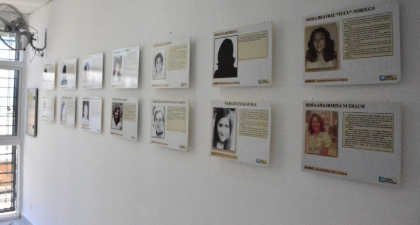 Habilitaron la muestra de mujeres detenidas y desaparecidas en tiempos de dictadura