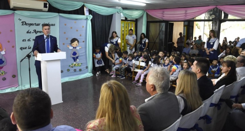 Inicio de clases del nivel inicial: &ldquo;La educaci&oacute;n tiene sentido si los chicos aprenden&rdquo;, dijo Zdero