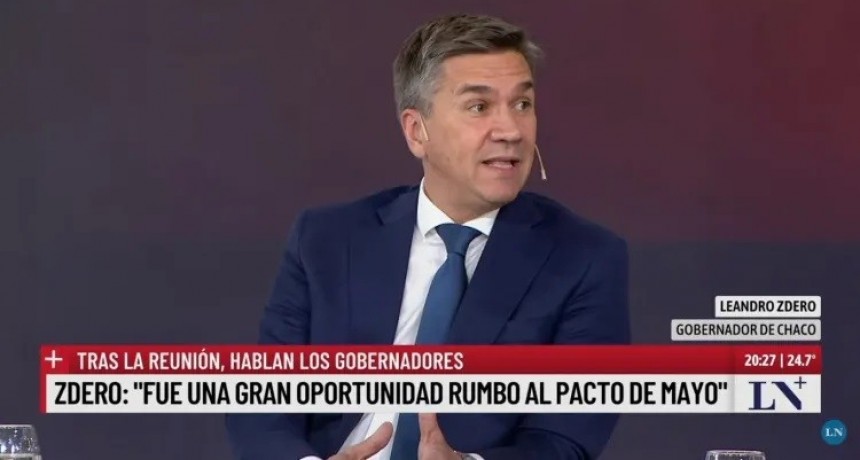 Zdero, tras el encuentro con gobernadores: "Fue una gran oportunidad rumbo al pacto de Mayo"