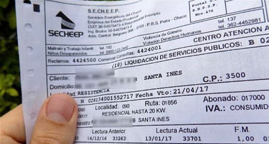 SECHEEP alerta: &ldquo;El desmedido aumento de Naci&oacute;n en las tarifas afecta a los chaque&ntilde;os&rdquo;