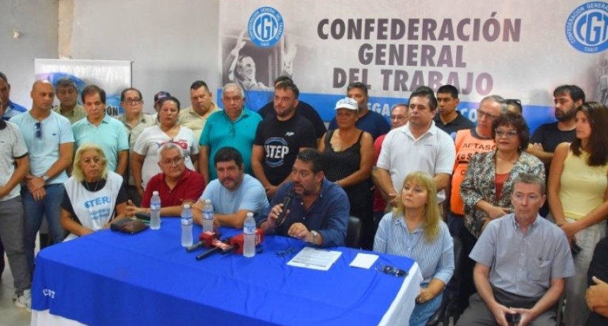 Las centrales obreras, el arco docente y la multisectorial convocan a un plenario provincial para definir estrategias de &ldquo;acci&oacute;n colectiva&rdquo;