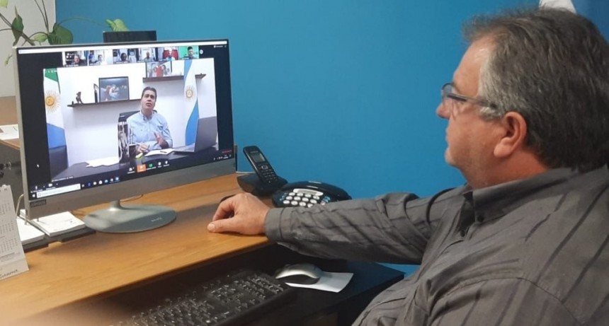 El Intendente Sander  participo de la videoconferencia convocada por el Gobernador Capitanich