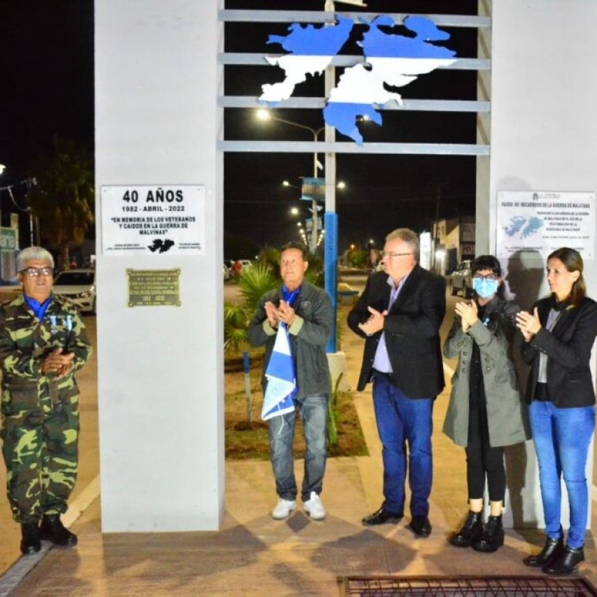Emotivo homenaje en Castelli, a 40 a&ntilde;os de Malvinas