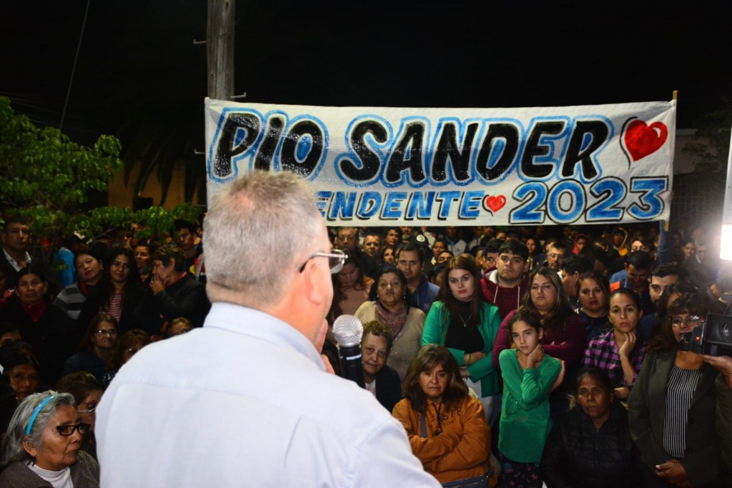 “Juntos, Sigamos transformando Castelli” dijo Pio Sander
