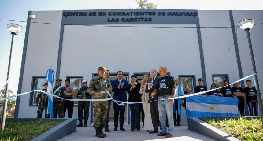 En memoria de los h&eacute;roes de Malvinas, Capitanich inaugur&oacute; el nuevo Centro de Veteranos en Las Garcitas