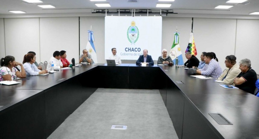 Capitanich y representantes del IDACH avanzaron con el plan de trabajo para la regularizaci&oacute;n de tierras