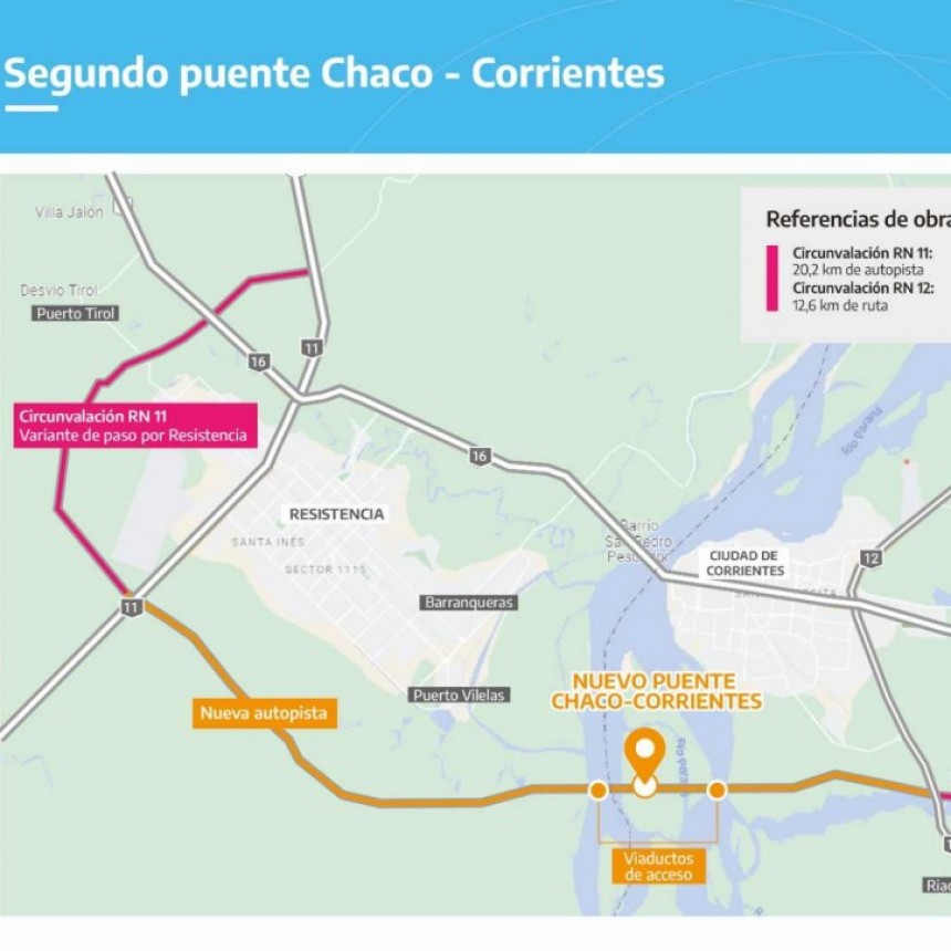 Adjudicaron la circunvalaci&oacute;n de la ruta 11, una obra que costar&aacute; m&aacute;s de $14.000 millones