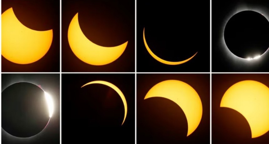 Eclipse solar total el lunes 8: qu&eacute; regiones quedar&aacute;n en la oscuridad absoluta