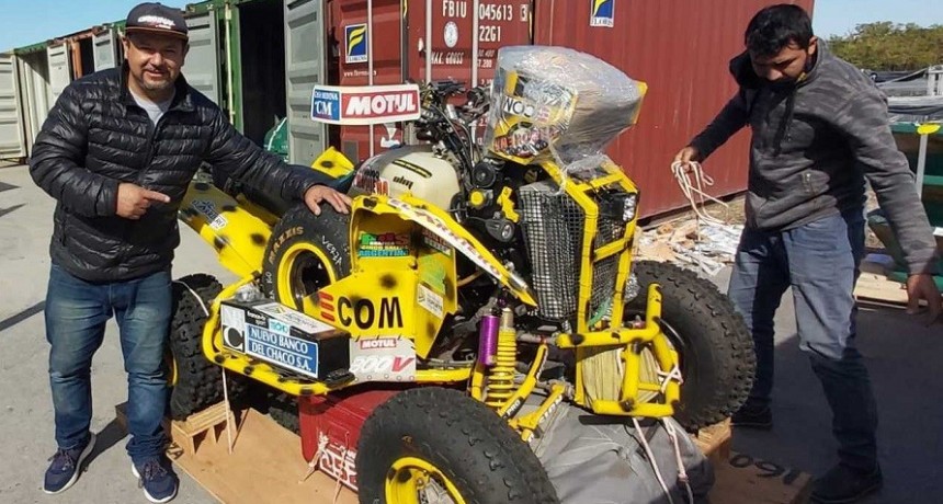 El &ldquo;Yaguaret&eacute;&rdquo; Verza recuper&oacute; su cuatriciclo y se prepara para el Dakar 2022