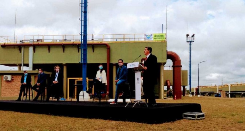 Se inaugur&oacute; la mega obra de la Planta de Tratamiento de Efluentes Cloacales
