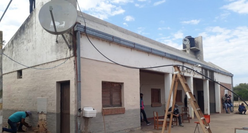 Infraestructura Escolar refaccionar&aacute; y readaptar&aacute;  espacios de la Escuela 1037 en el Paraje Paso Sosa 