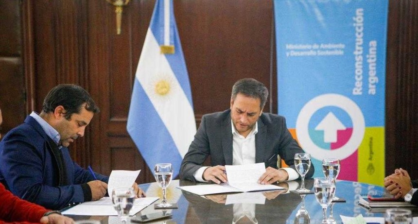 Provincia y Naci&oacute;n firmaron convenio para la implementaci&oacute;n del fondo verde del clima