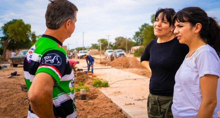 La vicegobernadora recorri&oacute; obras para el desarrollo de la comunidad en Comandancia Fr&iacute;as