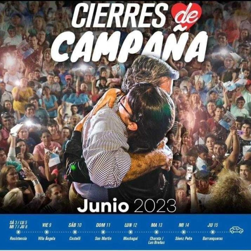 PASO 2023: el Frente Chaque&ntilde;o defini&oacute; 12 actos para el cierre de campa&ntilde;a