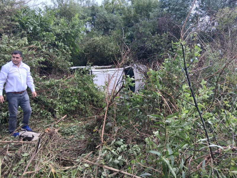 El intendente de Miraflores protagonizó un accidente en el trayecto de Colonia Elisa a Capitán Solari: “Una desgracia con suerte”