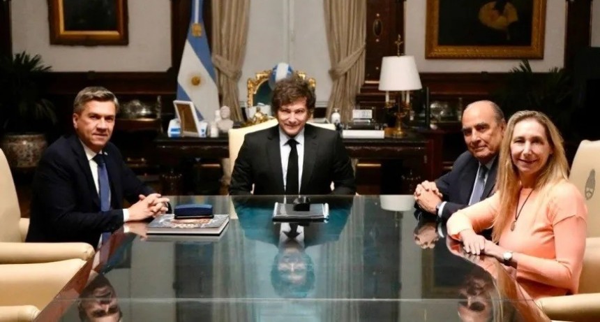 Leandro Zdero fue recibido por Milei en la Casa Rosada