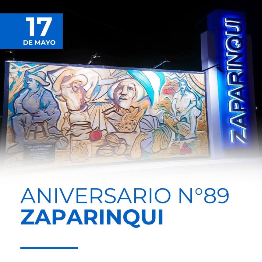 Progra de actividades para celebrar los 89&deg; aniversarios de Zaparinqui