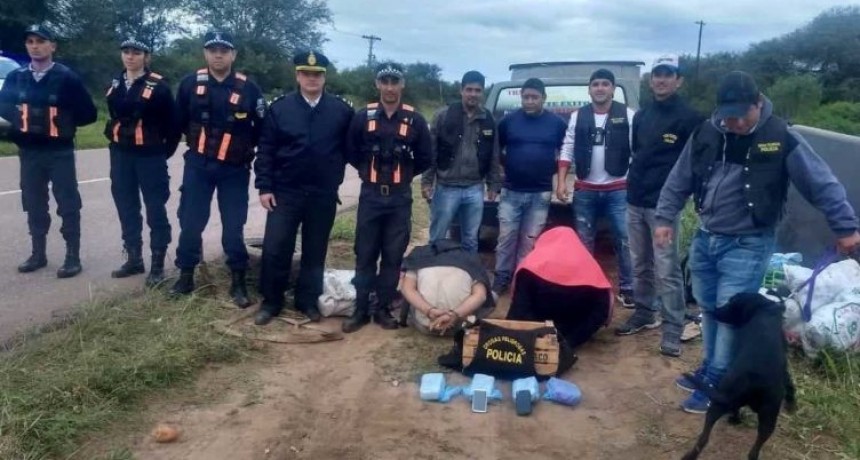Secuestran m&aacute;s de 3 kilos de drogas en operativo sobre ruta 9  Castelli &ndash; Miraflores
