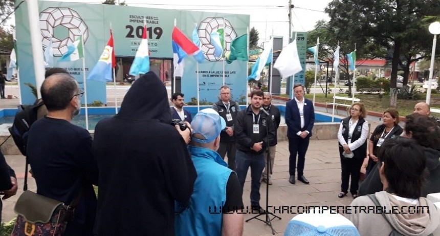 Comenz&oacute; el VII Encuentro Nacional de Escultores en Castelli