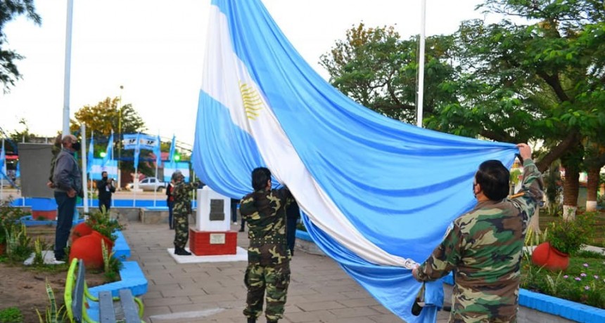Castelli realizo el acto por la reafirmaci&oacute;n de la Soberan&iacute;a sobre Malvinas