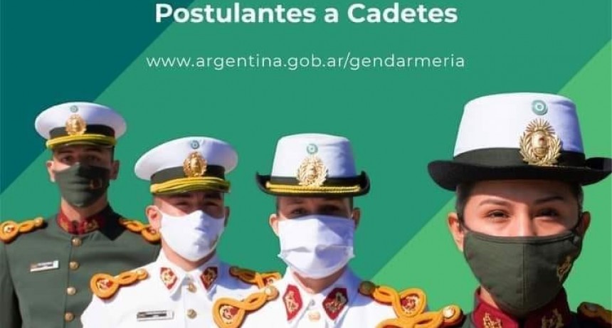 Gendarmer&iacute;a Nacional Inici&oacute; la preinscripci&oacute;n para el ingreso como cadete.