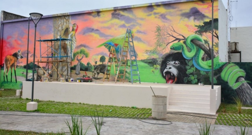 El Paseo de los Artesanos en su etapa final de construcci&oacute;n