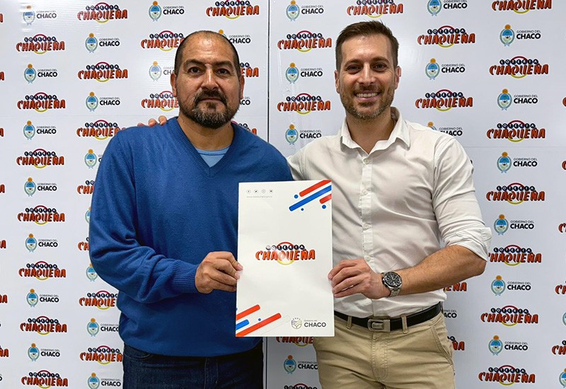 Lotería Chaqueña convenió nuevas obras en el Juventud Atletic Club de El Sauzalito