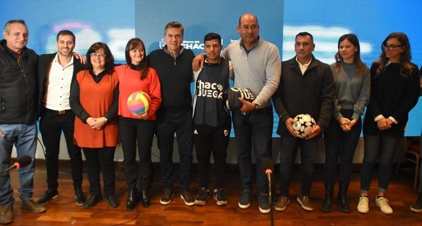 Desde S&aacute;enz Pe&ntilde;a, el gobernador Zdero present&oacute; el programa &ldquo;Chaco Juega&rdquo;