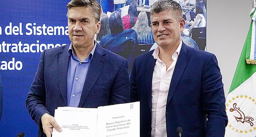 El gobernador Zdero present&oacute; el nuevo R&eacute;gimen de Contrataciones en el Estado chaque&ntilde;o