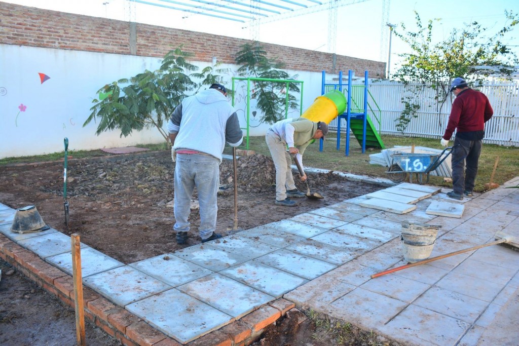Desde la Municipalidad trabajan en el mejoramiento de espacios destinados a la infancia