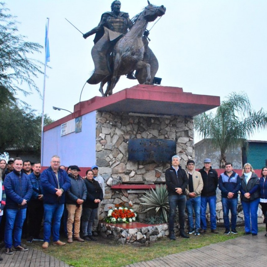 Conmemoraci&oacute;n por el fallecimiento del h&eacute;roe gaucho Mart&iacute;n Miguel de G&uuml;emes