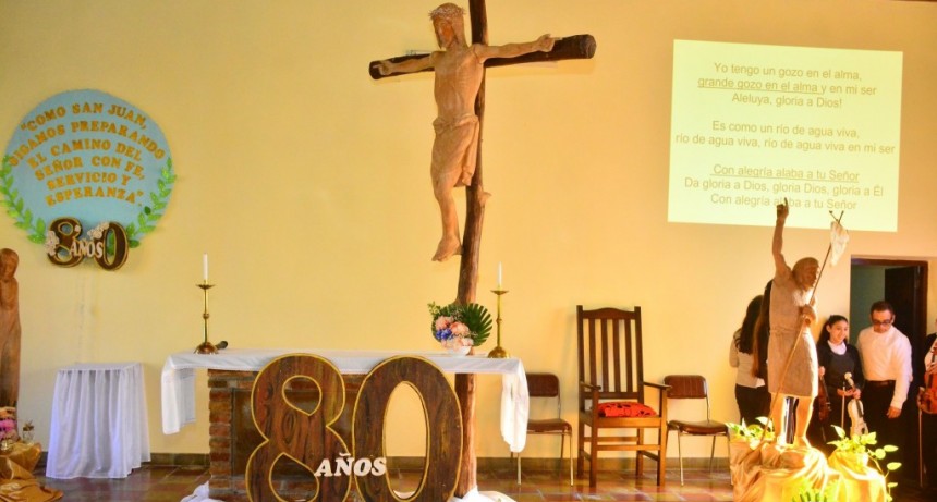 Emotiva celebraci&oacute;n por los 80 a&ntilde;os de la Capilla San Juan