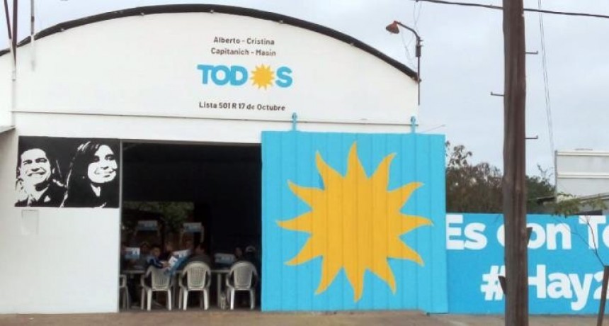 Este lunes inauguran sede partidaria frente todos Castelli