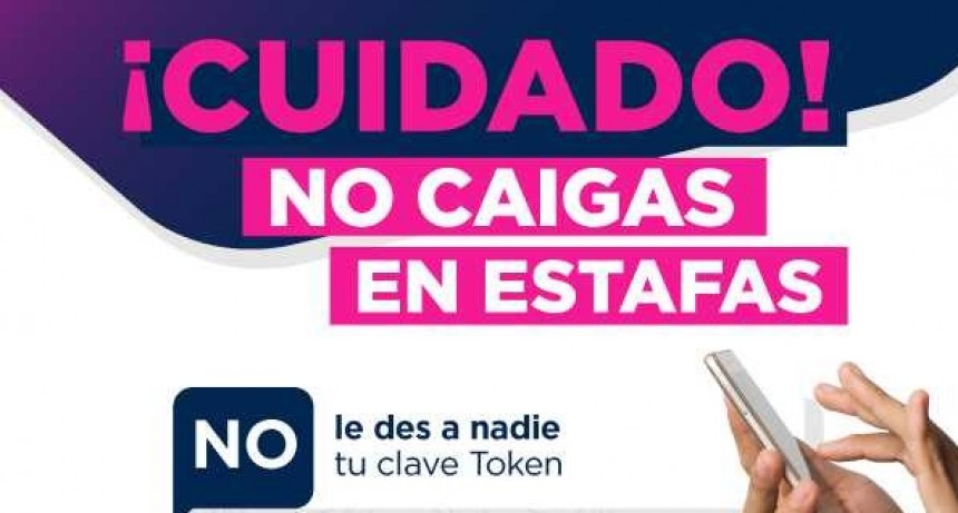 Estafas virtuales: no compartir usuarios ni contrase&ntilde;as por tel&eacute;fono ni por ninguna otra v&iacute;a, la principal protecci&oacute;n